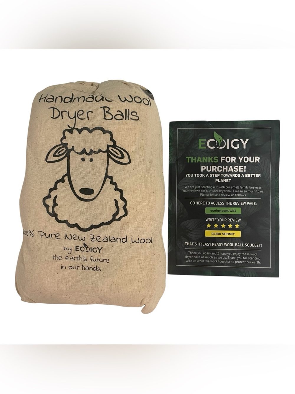 Wool Dryer Balls 6 XL Natural Fabric Softener 100% Organic New Zealand Wool